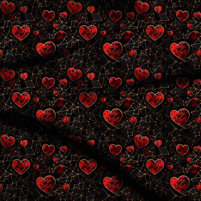 ruby red other digital print fabric texture — medium scale closeup