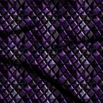 amethyst purple geometric digital print fabric texture — fine scale closeup