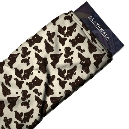 dark chocolate animal all-over print pattern — large scale repeat layout