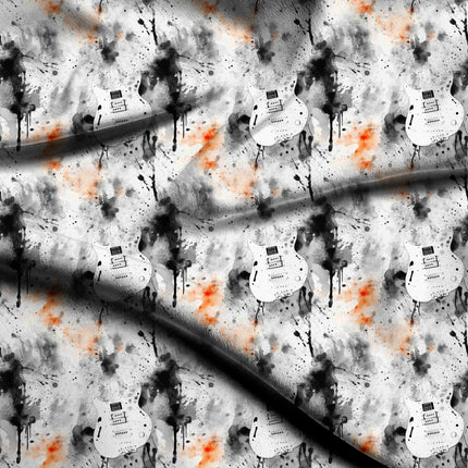 jet black other fabric detail — matte finish digital print closeup