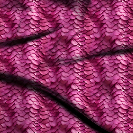 fuchsia animal digital print fabric texture — fine scale closeup