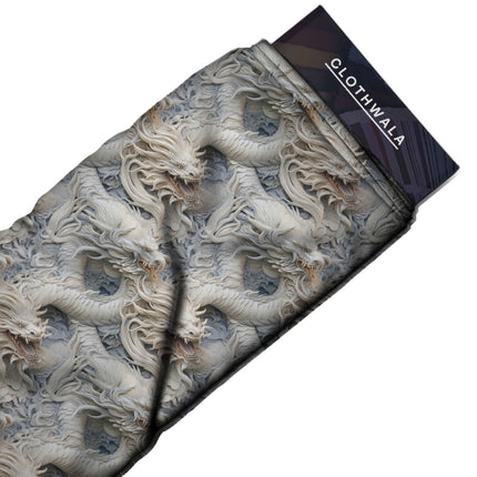 ivory cream other all-over print pattern — large scale repeat layout