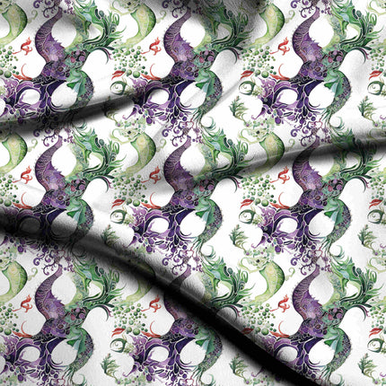 deep violet abstract digital print fabric texture — large scale closeup
