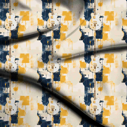 ivory cream other fabric detail — textured finish digital print closeup