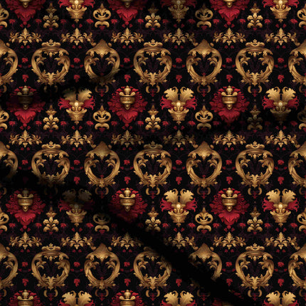 onyx black other digital print fabric texture — large scale closeup