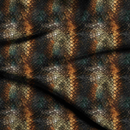charcoal black animal digital print fabric texture — fine scale closeup