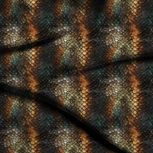 charcoal black animal digital print fabric texture — fine scale closeup