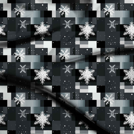 jet black other digital print fabric texture — medium scale closeup