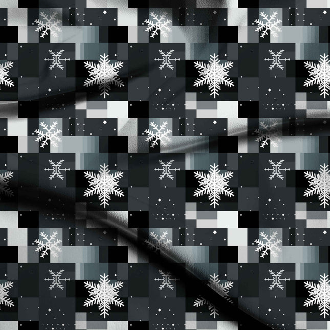 jet black other digital print fabric texture — medium scale closeup