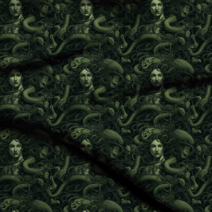 forest green other digital print fabric texture — large scale closeup