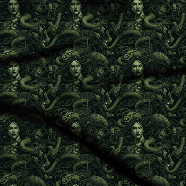 forest green other digital print fabric texture — large scale closeup