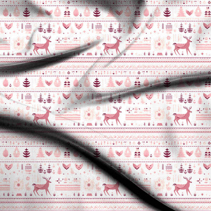 Dusty Rose Other Digital Print Fabric for Set | Psychedelic Festival Wear - 4507