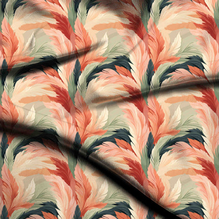 terracotta peach other fabric detail — matte finish digital print closeup