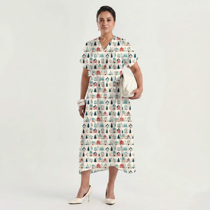 Ivory Cream Other Digital Print Fabric for Set | pastel garden party - Image 6