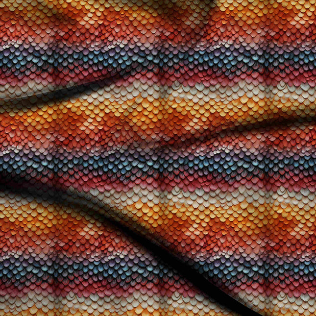 marigold animal digital print fabric texture — fine scale closeup