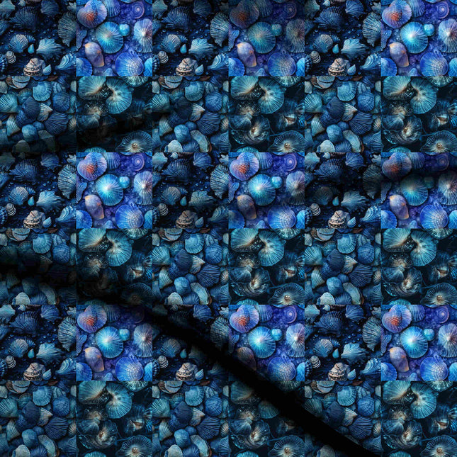 deep navy other digital print fabric texture — large scale closeup