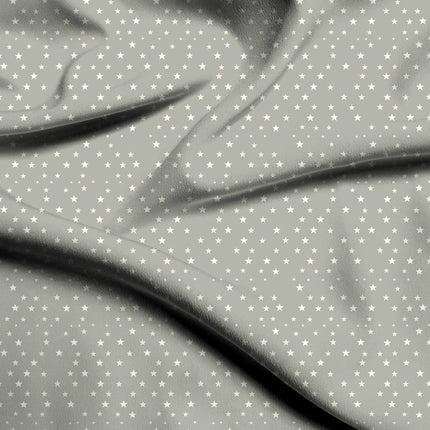 Light Grey Other Digital Print Fabric for Co-ord | Edgy evening wear textile - 5679