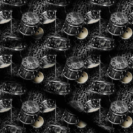 jet black other fabric detail — glossy finish digital print closeup