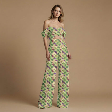 sage green other all-over print pattern — large scale repeat layout