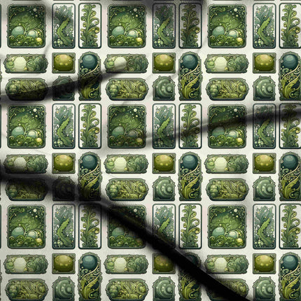 forest green other digital print fabric texture — medium scale closeup