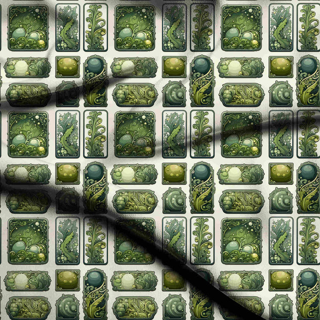 forest green other digital print fabric texture — medium scale closeup