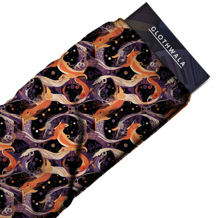 burnt sienna other all-over print pattern — large scale repeat layout