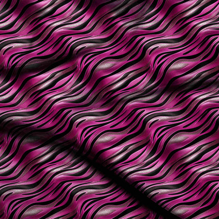hot pink animal digital print fabric texture — large scale closeup