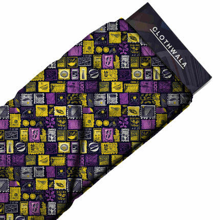 electric yellow other all-over print pattern — medium scale repeat layout
