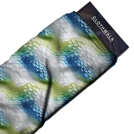 chartreuse animal all-over print pattern — fine scale repeat layout