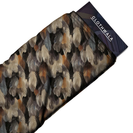 fawn animal all-over print pattern — medium scale repeat layout