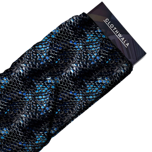 print fabric draped — saree styling