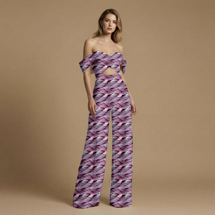 mauve other all-over print pattern — medium scale repeat layout
