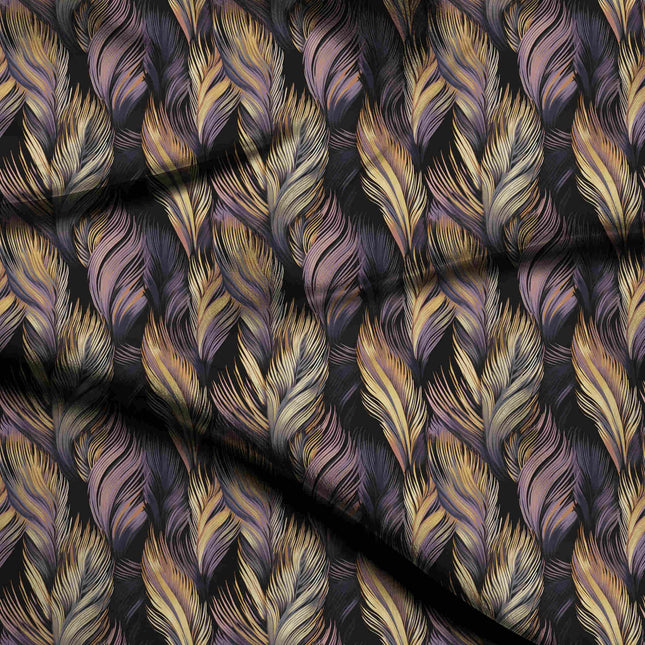 Dusty Lavender Other Digital Print Fabric | Evening Wear | Dark romance fashion | Poly Chiffon Print - 1870