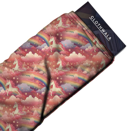 dusty rose floral all-over print pattern — large scale repeat layout