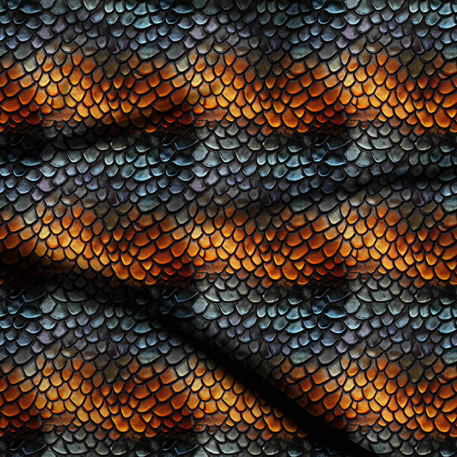 charcoal black animal digital print fabric texture — fine scale closeup