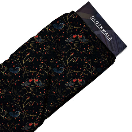 midnight blue other all-over print pattern — medium scale repeat layout