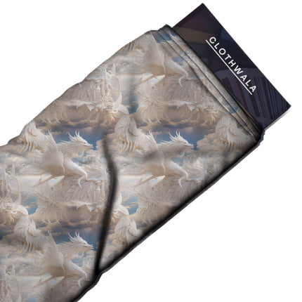 ivory cream other all-over print pattern — large scale repeat layout