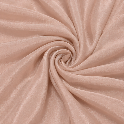 Dusty Rose Solid Poly Crepe Fabric — design 1434FC-RBPF/DS-597, Clothwala