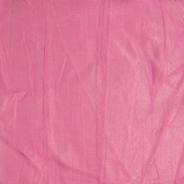 Hot Pink Solid Poly Crepe Fabric — design 599SVB-RSSC/DS-526, Clothwala
