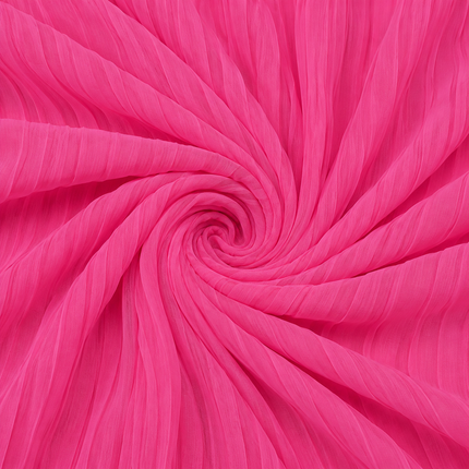Hot Pink Solid Poly Japanese Satin Fabric — design 1175KC3-PBSRSM/DS-164, Clothwala