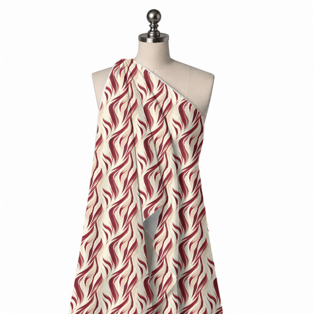 Draped on a mannequin: all-over print of flowing, design Design No_3931, Clothwala