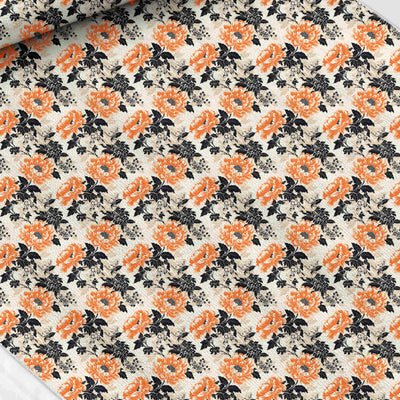 Vintage floral print fabric