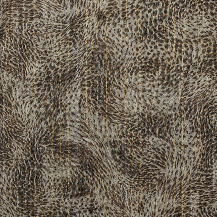 Light Beige & Dark Brown Abstract Animal Texture Print Fabric — design DS-17, Clothwala