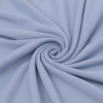 Light Blue Solid Poly Interlock Fabric — design 395KL-SBDT/DS-491, Clothwala