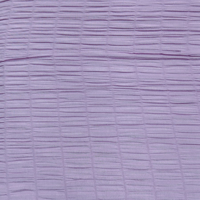 Light Purple Solid Dobby Lycra Strip Fabric — design 1438RLBN-PBSRSM/DS-360, Clothwala