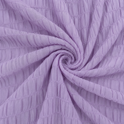 Light Purple Solid Dobby Lycra Strip Fabric — design 1438RLBN-PBSRSM/DS-360, Clothwala