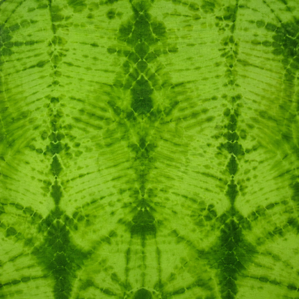 Lime Green & Forest Green Shibori Diamond Print Fabric — design 10748G0-SBGP/DS-577, Clothwala