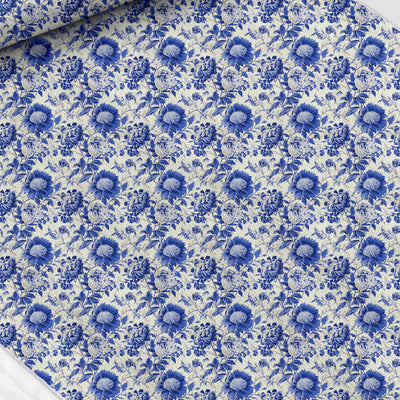 Floral print fabric