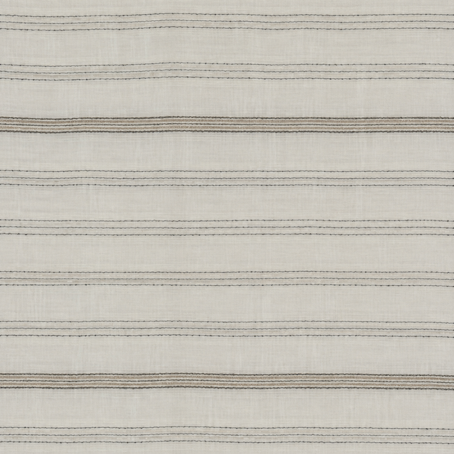 Off-White & Grey Textured Horizontal Stripe Print Fabric — design 365, Clothwala