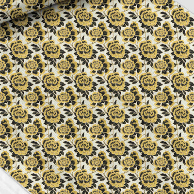 Vintage floral print fabric